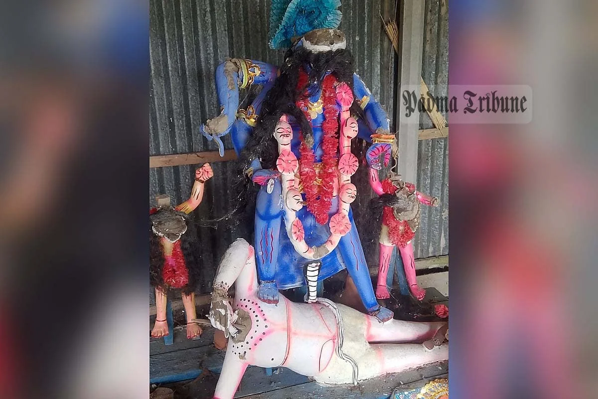 ময়মনসিংহে কালীমন্দিরের প্রতিমা ভাঙচুর