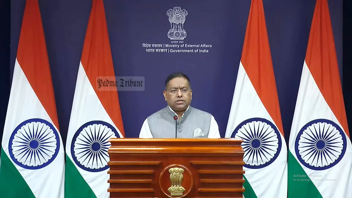 শেখ হাসিনার বক্তব্যের অনুমোদন দেয় না ভারত সরকার: রণধীর জয়সোয়াল