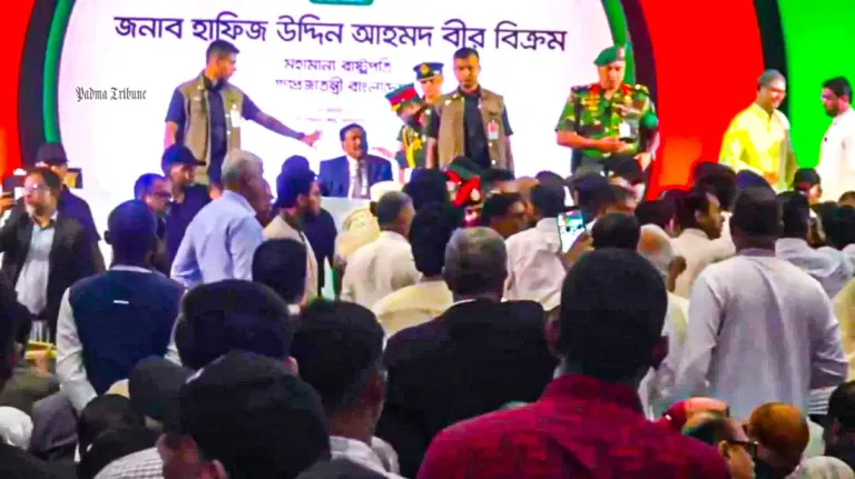রাষ্ট্রপতির অনুষ্ঠানে প্রামাণ্যচিত্র নিয়ে আপত্তি, এনসিপির হট্টগোল