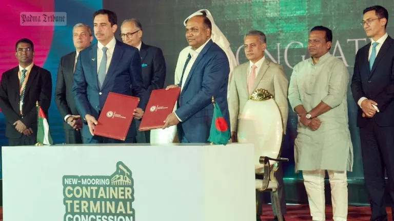 চট্টগ্রাম বন্দরের এনসিটি ইজারায় ডিপি ওয়ার্ল্ডের সঙ্গে চুক্তি