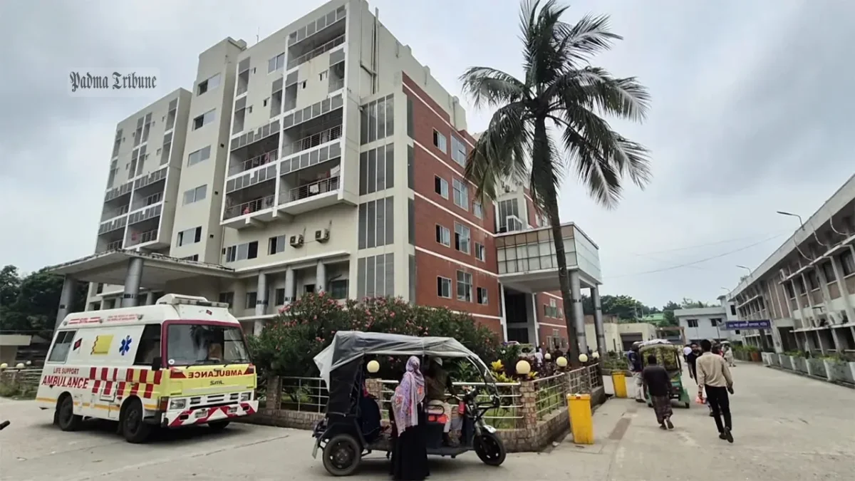 নাটোর ২৫০ শয্যা জেনারেল হাসপাতাল। ছবি: পদ্মা ট্রিবিউন